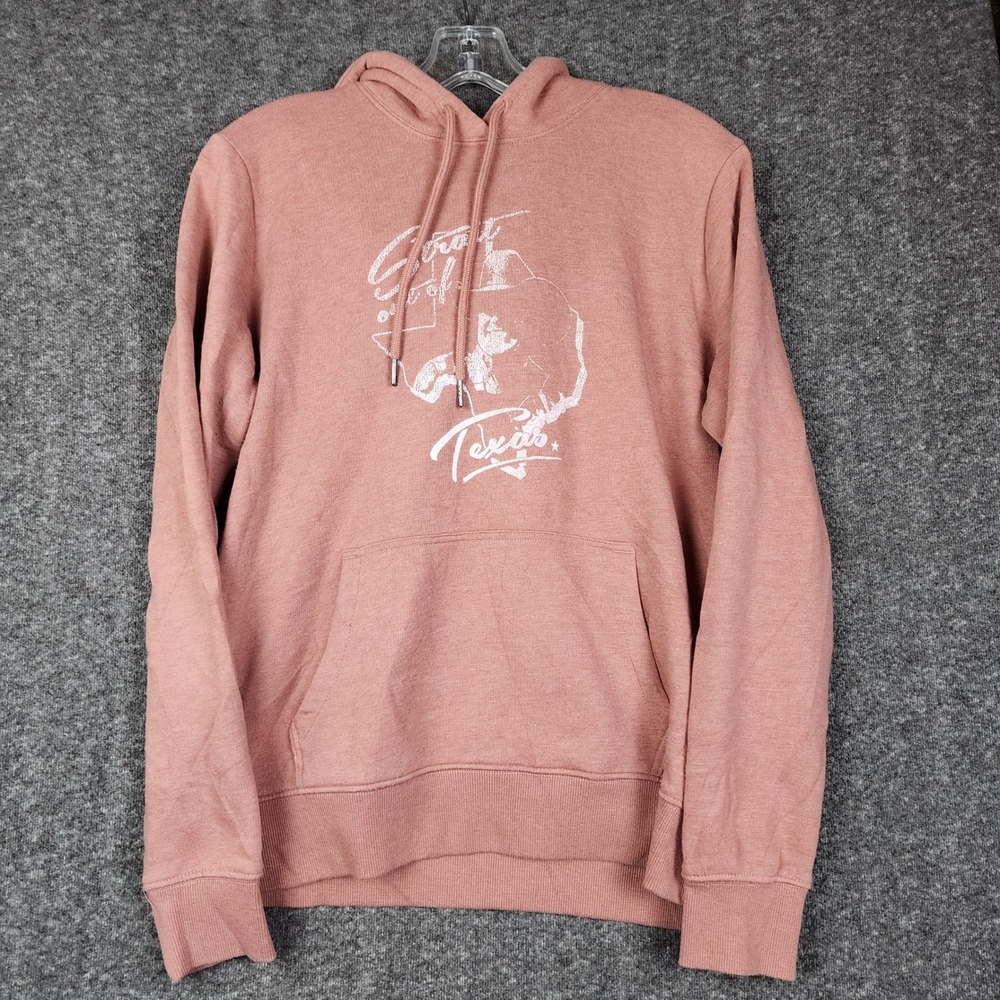Wrangler George Strait Hoodie Womens Small Mauve Strait Out of Texas Graphic